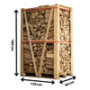Brennholz 100 % Buche, L. 33 cm, 3 Raummeter