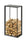 Holzregal aus schwarzem Stahl Arcadia DIXNEUF – Modernes und robustes Design