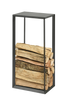 Holzregal aus schwarzem Stahl Arcadia DIXNEUF – Modernes und robustes Design