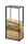 Holzregal aus schwarzem Stahl Arcadia DIXNEUF – Modernes und robustes Design