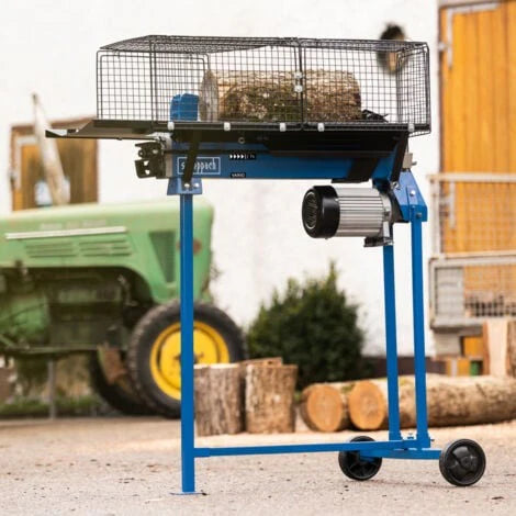 Scheppach HL760LS Horizontaler Holzspalter – 2200 W – 230 V / Inkl. Ständer – 7 t Spaltkraft