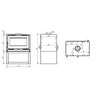 Doppelseitiger Holzofen – FIREMATIC Ottawa – S 12,6 kW