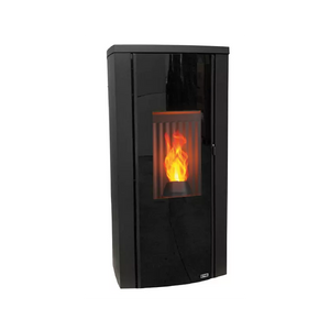 Luftdichter Pelletofen (konzentrischer Abzug oben) Cristallo Silenzio Up – 9,2 kW
