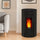Luftdichter Pelletofen (konzentrischer Abzug oben) – Giuliana Up – 9,1 kW
